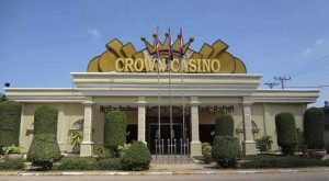 Sảnh sang xịn của sòng bài - khách sạn Crown Casino Chrey Thom