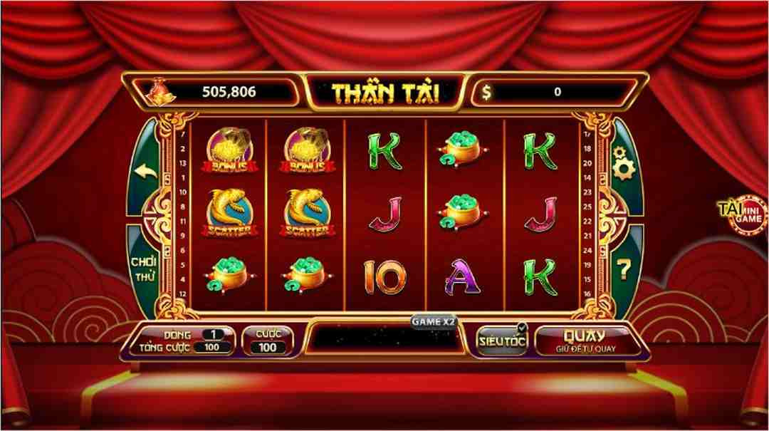 Slot game Thần tài cực hot hit của Macau Club